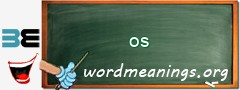 WordMeaning blackboard for os